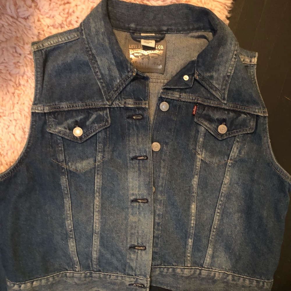 Denim Levi vest